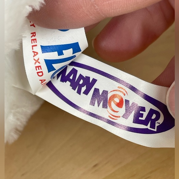 🆕Mary Meyer “Lucy Lamb” Flip flops plush lamb Easter stuffed toy NWT 11” white - Picture 7 of 13